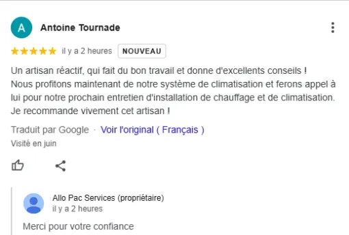 Client satisfait
