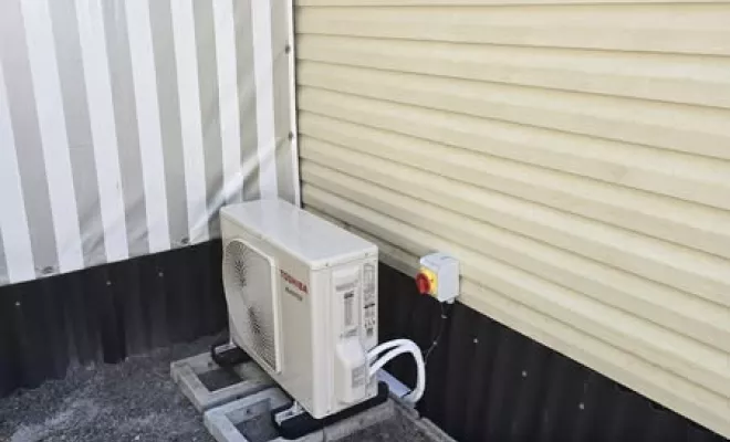 Installation climatisation réversible dans un mobile home à Piriac sur Mer, Guérande, Allo Pac Services